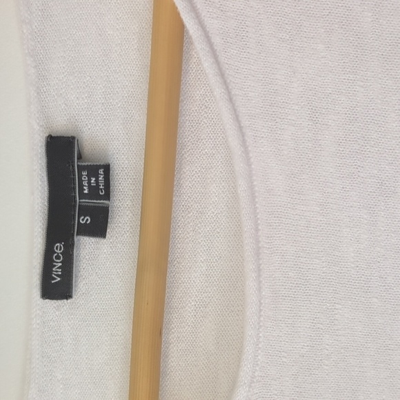 Vince Lightweight 100%cotton Preppy Minimalist Pullover Sweater Coastal Nautical - Picture 6 of 8